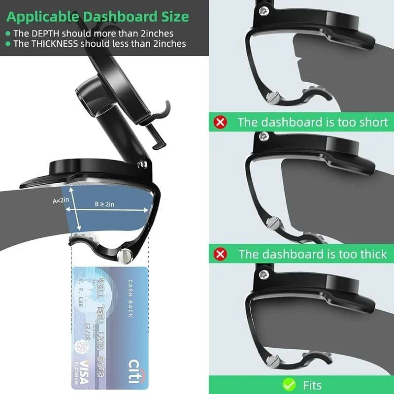 🔥2025 Limited Time Sale - 50% OFF🔥360 Degree Rotation Dashboard Car Phone Holder🚗