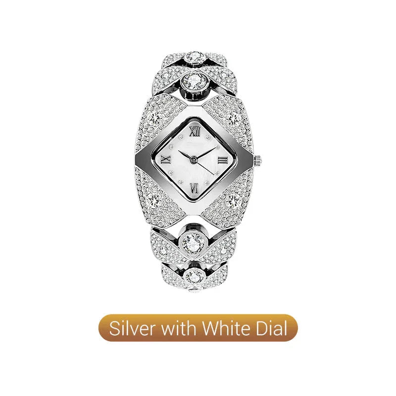 💜Retro Quartz Watch with Sparkling Rhinestones⌚