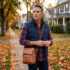 💐Business Men’s Casual Crossbody Bag – Sleek Style for Work & Travel 🕶️💼