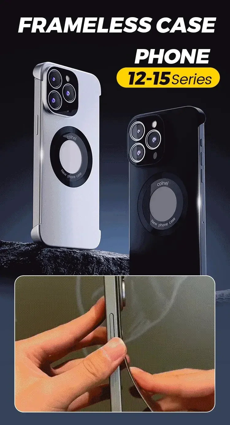 Frameless Case for Phone 12-15 Series