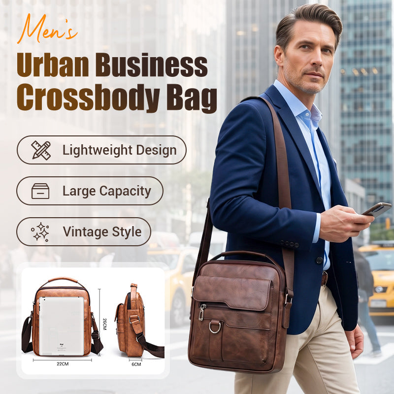 💐Business Men’s Casual Crossbody Bag – Sleek Style for Work & Travel 🕶️💼