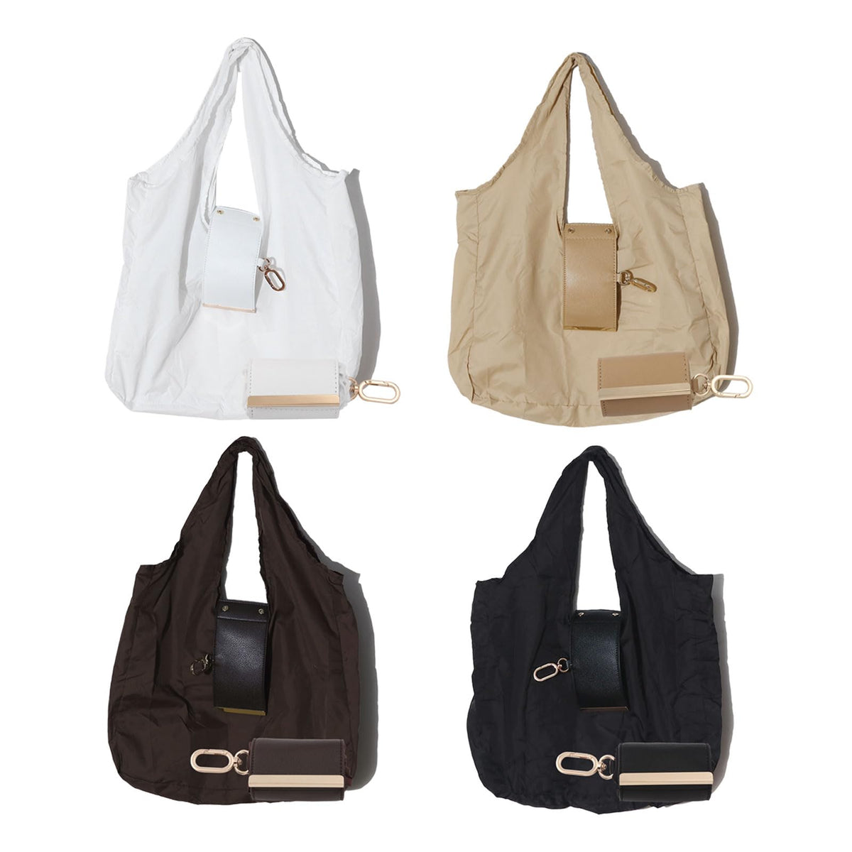 👜✨Foldable Shopping Bag Keychain Eco-Friendly Reusable Tote Bag