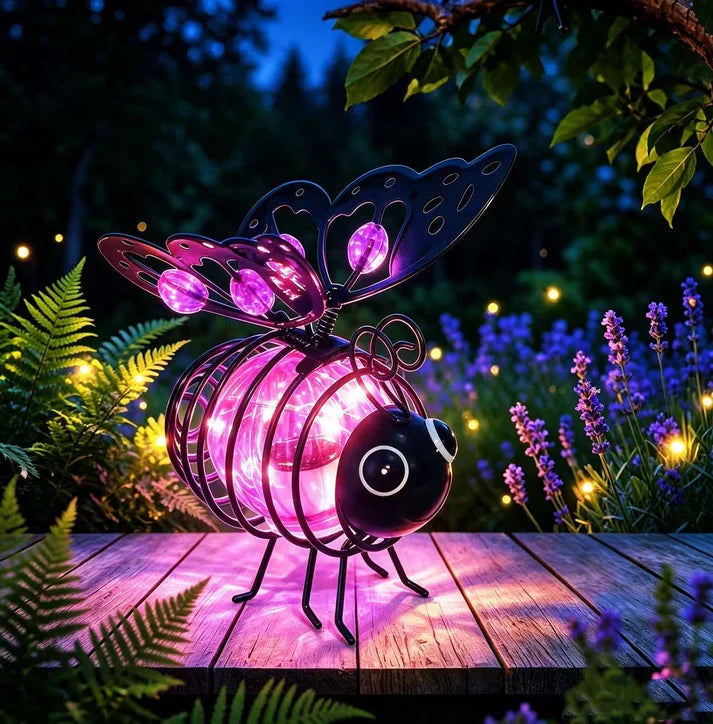 ⏰🔥LIMITED TIME 50% OFF!🔥50K+ SOLD! Solar-powered hanging bee lamp🌞🌜