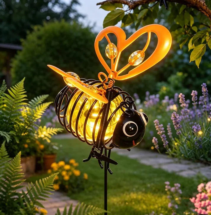 ⏰🔥LIMITED TIME 50% OFF!🔥50K+ SOLD! Solar-powered hanging bee lamp🌞🌜