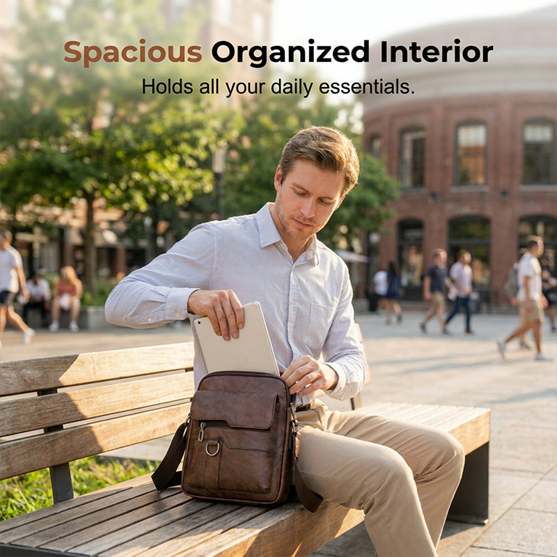 💐Business Men’s Casual Crossbody Bag – Sleek Style for Work & Travel 🕶️💼