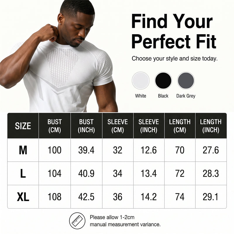 Men's Breathable Quick Dry Workout T-Shirt