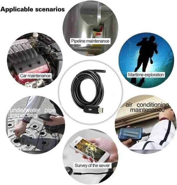 ⏰🔥LIMITED TIME 50% OFF!🔥50K+ SOLD!3 In 1 Endoscope