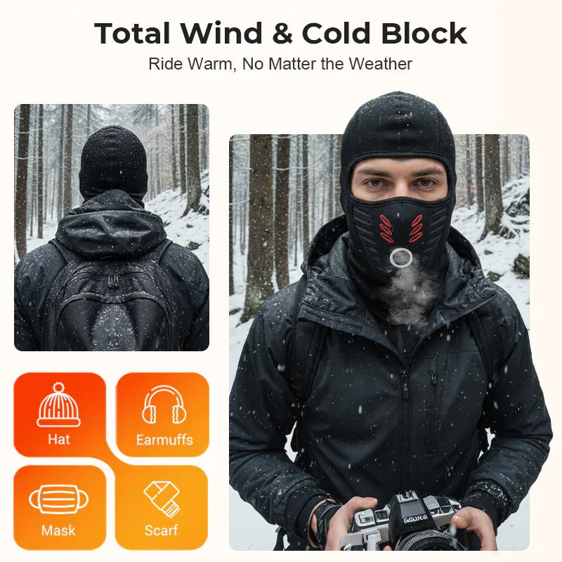 ⏰🔥LIMITED TIME 50% OFF!🔥50K+ SOLD!Unisex Windproof Winter Warm Full Face Mask✨️ ULTIMATE FACE DEFENDER!