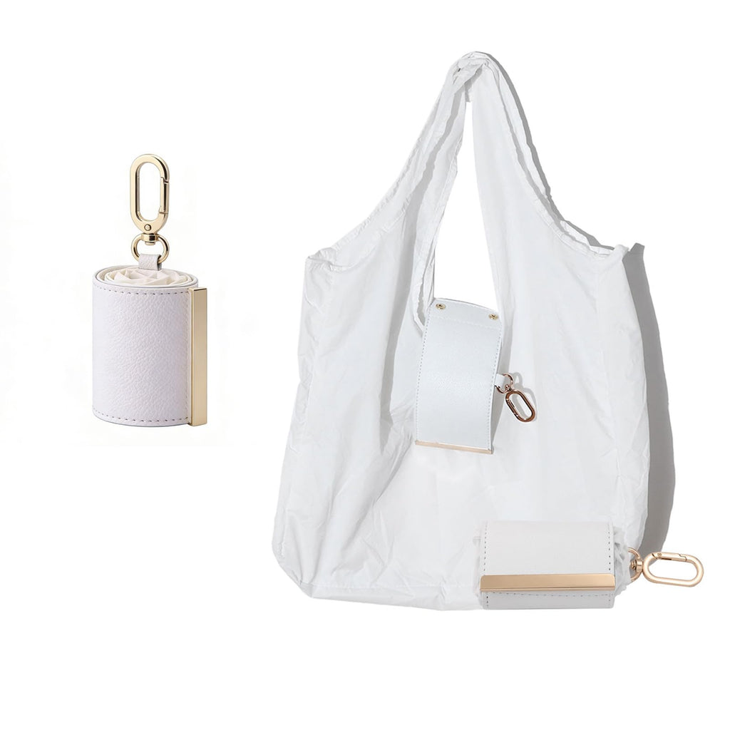 👜✨Foldable Shopping Bag Keychain Eco-Friendly Reusable Tote Bag