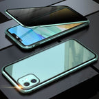 ✨ LAST DAY SALE 50% OFF ✨Magnetic iPhone case with privacy glass and metal frame