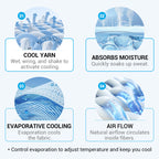 💦Summer Hot Sale - BUY 1 GET 1 FREE!!⚡50K+ SOLD!❄️Cold Sweat Towel You Can Use Anywhere, Anytime! Reusable Soft Absorbent Cooling Portable