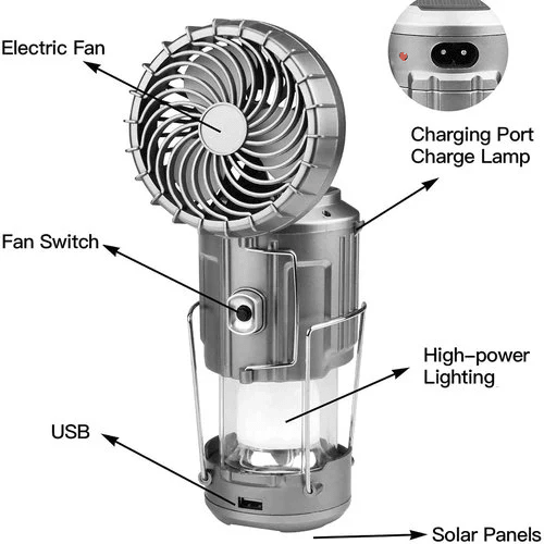 ⏰🔥LIMITED TIME 50% OFF!🔥50K+ SOLD!6 in 1 Portable Solar LED Camping Lantern