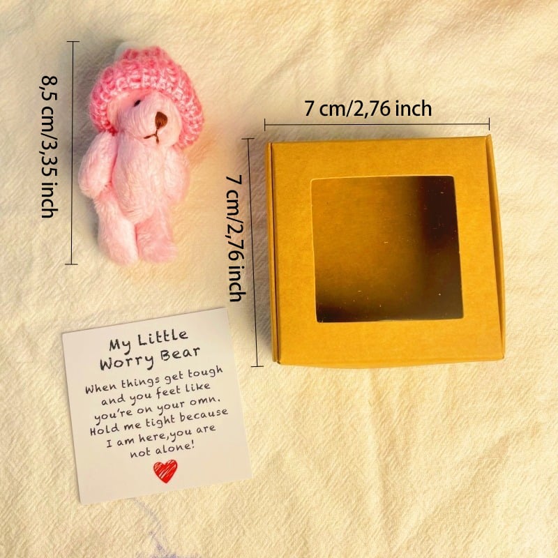⏰🎁Handgefertigter Mini-Teddybär in einer Box