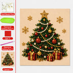 🎄✨DIY Christmas Pearl Drill Painting Kit – 5 festive designs, 3D raised beads & display frame included. A sparkling holiday masterpiece for your wall! 🖼️🎨