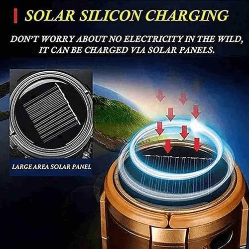 ⏰🔥LIMITED TIME 50% OFF!🔥50K+ SOLD!6 in 1 Portable Solar LED Camping Lantern