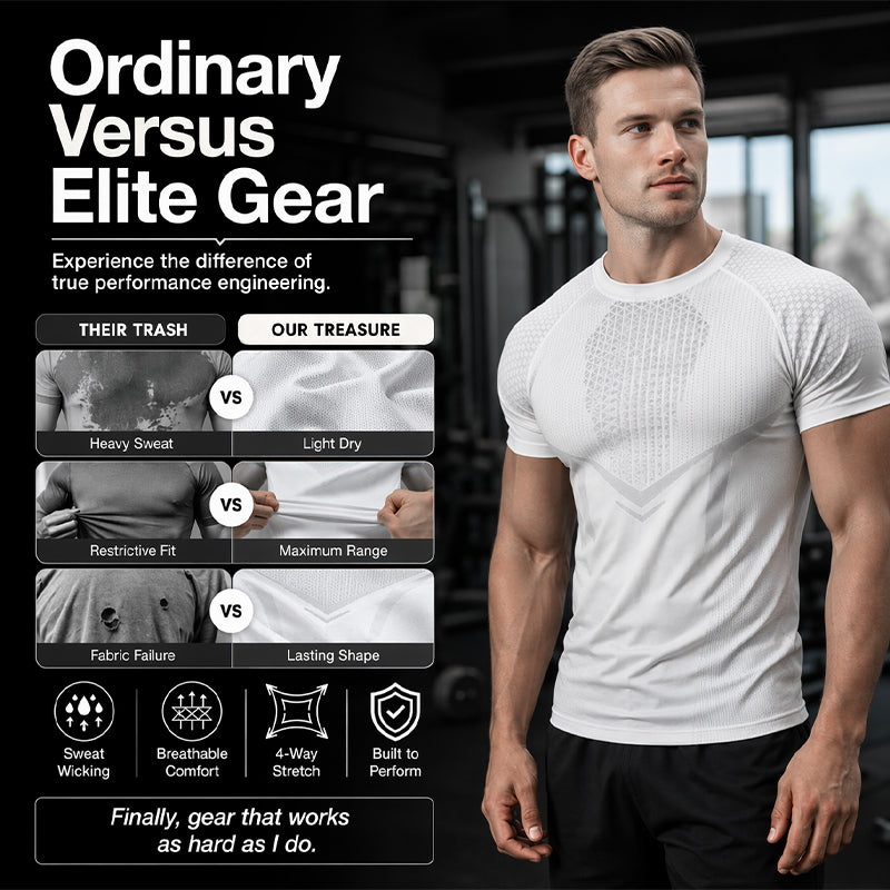 Men's Breathable Quick Dry Workout T-Shirt