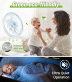 2-in-1 Mute Adjustable Fan Light with Remote Control