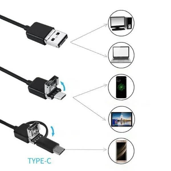 ⏰🔥LIMITED TIME 50% OFF!🔥50K+ SOLD!3 In 1 Endoscope