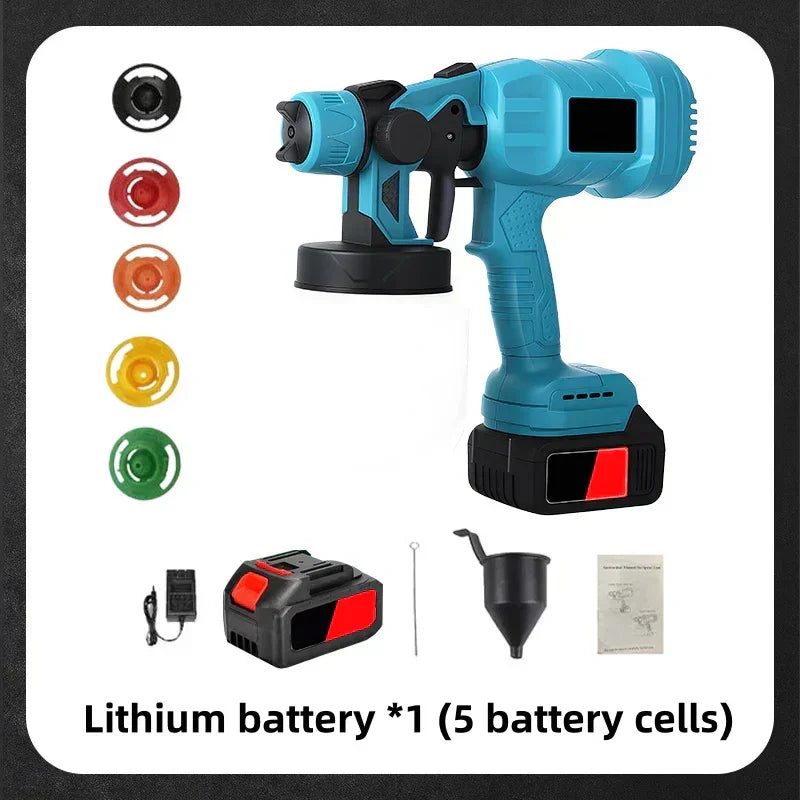 🛠️ 60% OFF NOW! 🎨 Cordless Electric Paint Sprayer – HVLP Tech, Even Coating & Perfect for DIY & Gifts 🎁