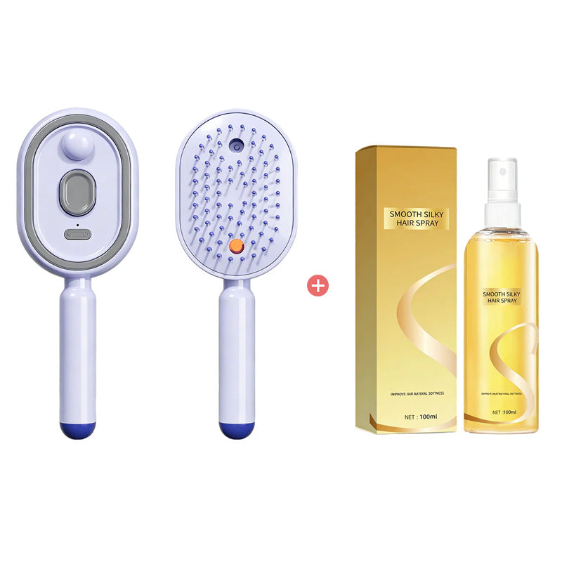 📢📢53% OFF!! ⏰✨Electric hairbrush with spray and massage🔥
