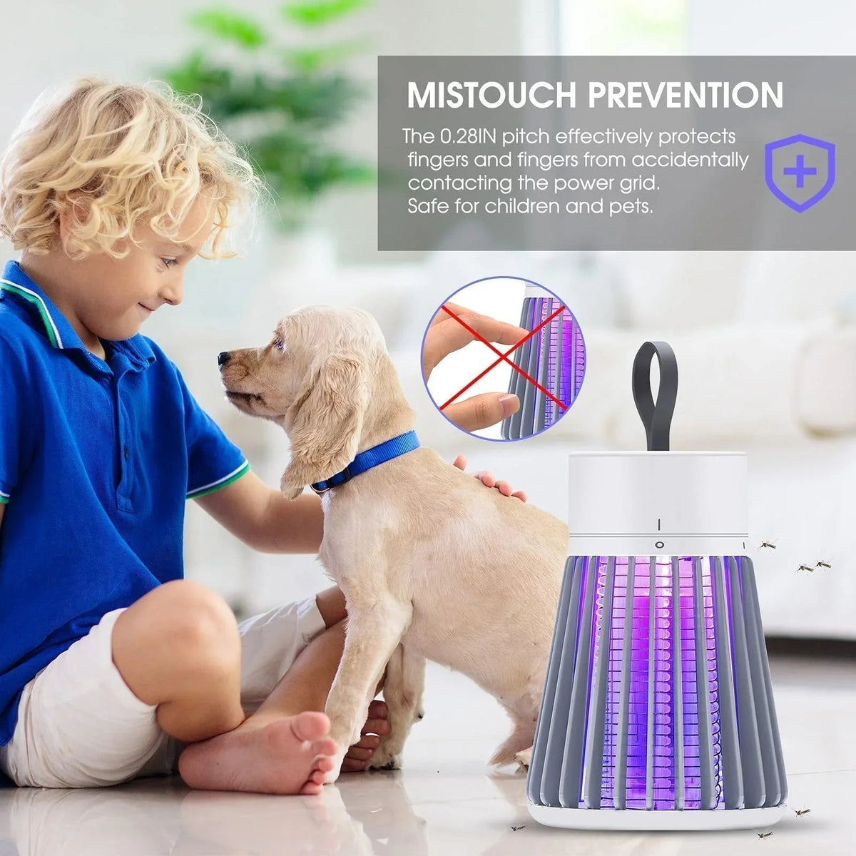 🔥Summer Promotion🦟USB/Rechargeable Portable Mosquito & Fly Trap Lamp for Indoor & Outdoor