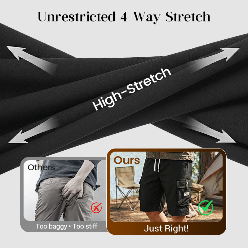 ⏳LAST DAY SALE 50% OFF !!📢Men's Casual Drawstring Capri Cargo Pants