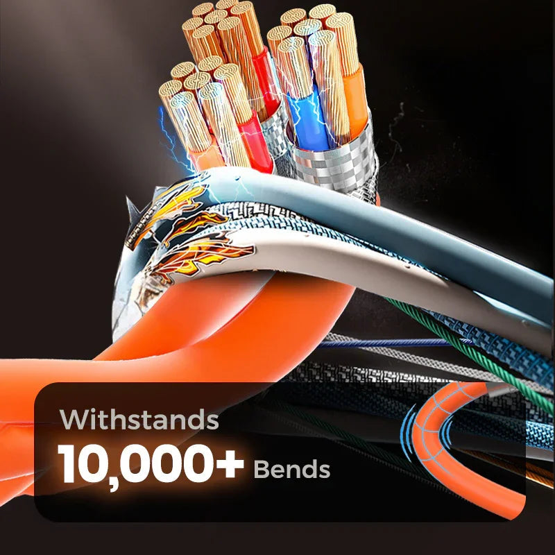 ⌛limited-time 50% off🔥120W 3 in 1 Rotating Elbow Fast Charging Data Cable⚡