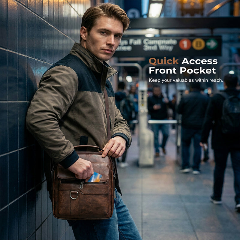 💐Business Men’s Casual Crossbody Bag – Sleek Style for Work & Travel 🕶️💼