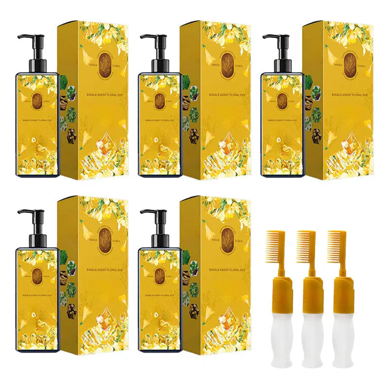 🔥 2025 Hot Sale 🔥Nourishing Plant-Based Hair Color🎁Free Gift brush!