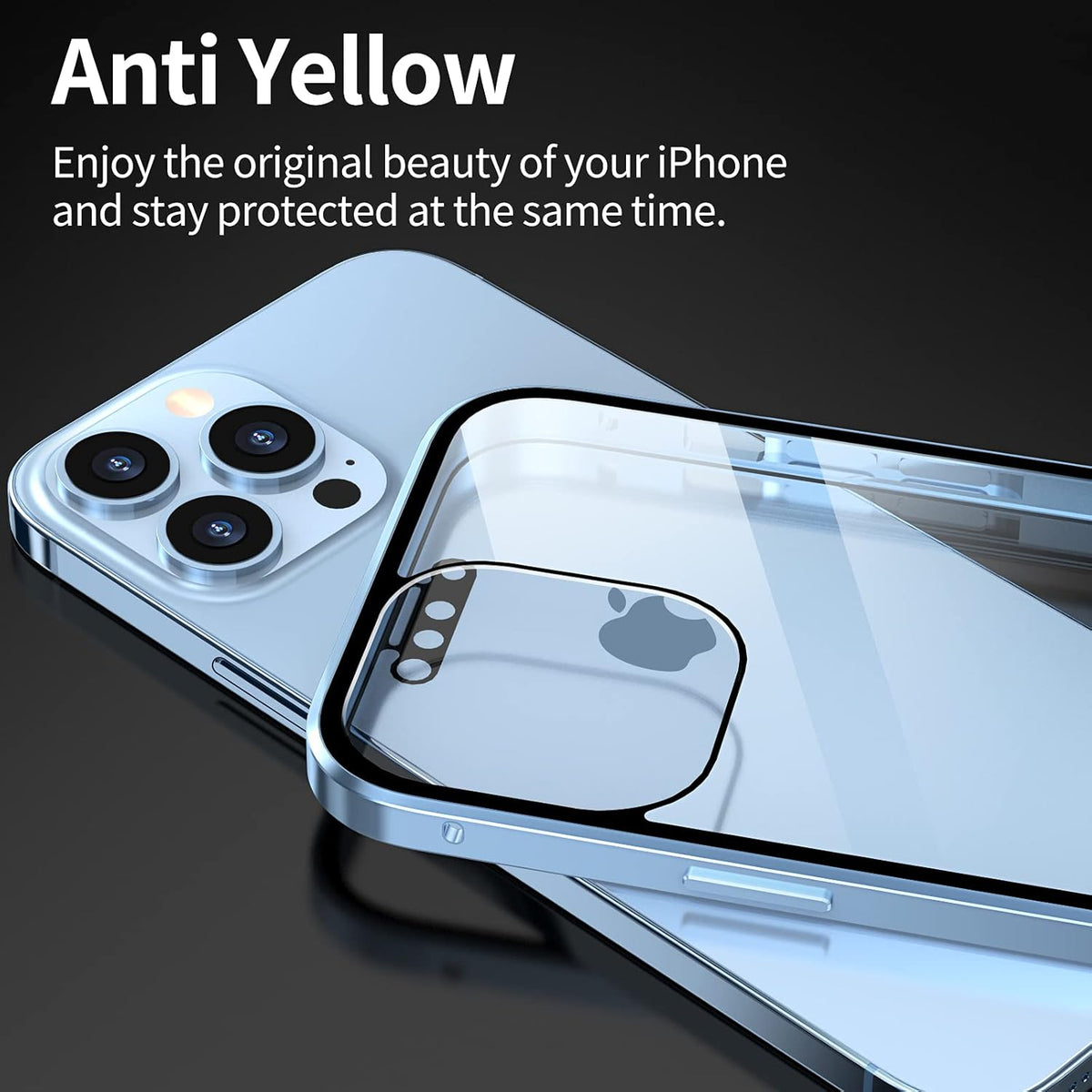 ✨ LAST DAY SALE 50% OFF ✨Magnetic iPhone case with privacy glass and metal frame