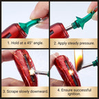 🌶️ Emergency Survival Keychain Lighter with Permanent Matches🔥
