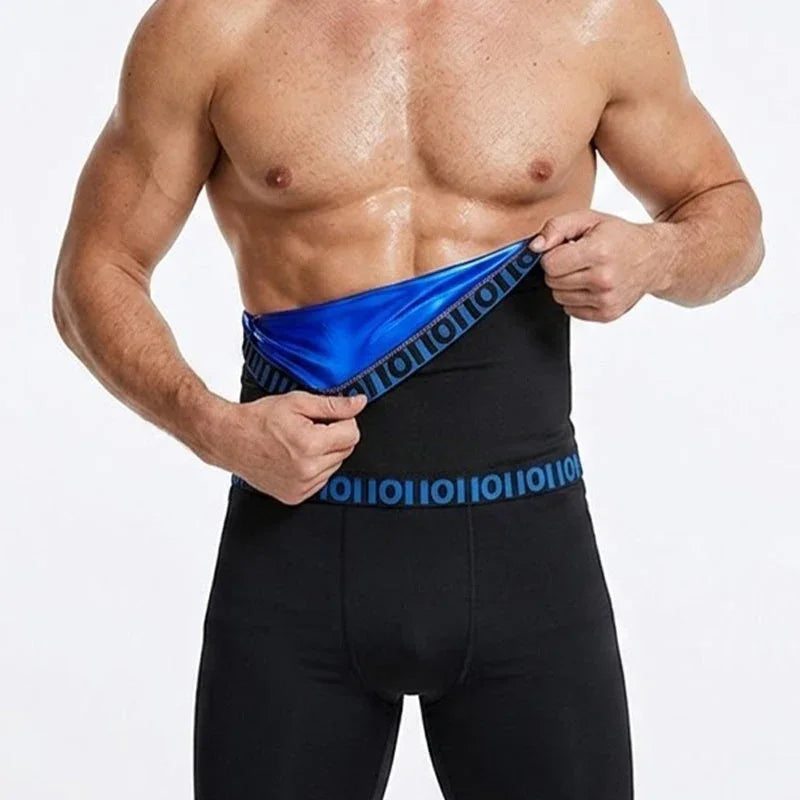 🏃‍♂️ LIMITED-TIME 50% OFF! ✨ Men's Waist Trainer Sweat Belt – Compression, Trimmer, Sauna Effect ✨