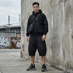 👖 Men's Plus Size Capri Pants – Wide-Leg Loose Fit, Drawstring Waist & Large Pockets ✨