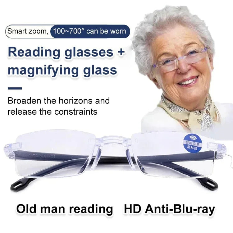 ⏰🔥LIMITED TIME 50% OFF!🔥50K+ SOLD!🔍👀 Zoom Near & Far | Autofocus Reader Glasses