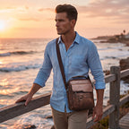 💐Business Men’s Casual Crossbody Bag – Sleek Style for Work & Travel 🕶️💼