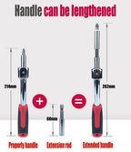 🎁New Hot Sale 50% OFF⏳Removable Movable Head Ratchet Durable Power Saving Repair Tool Set（Free shipping worldwide）