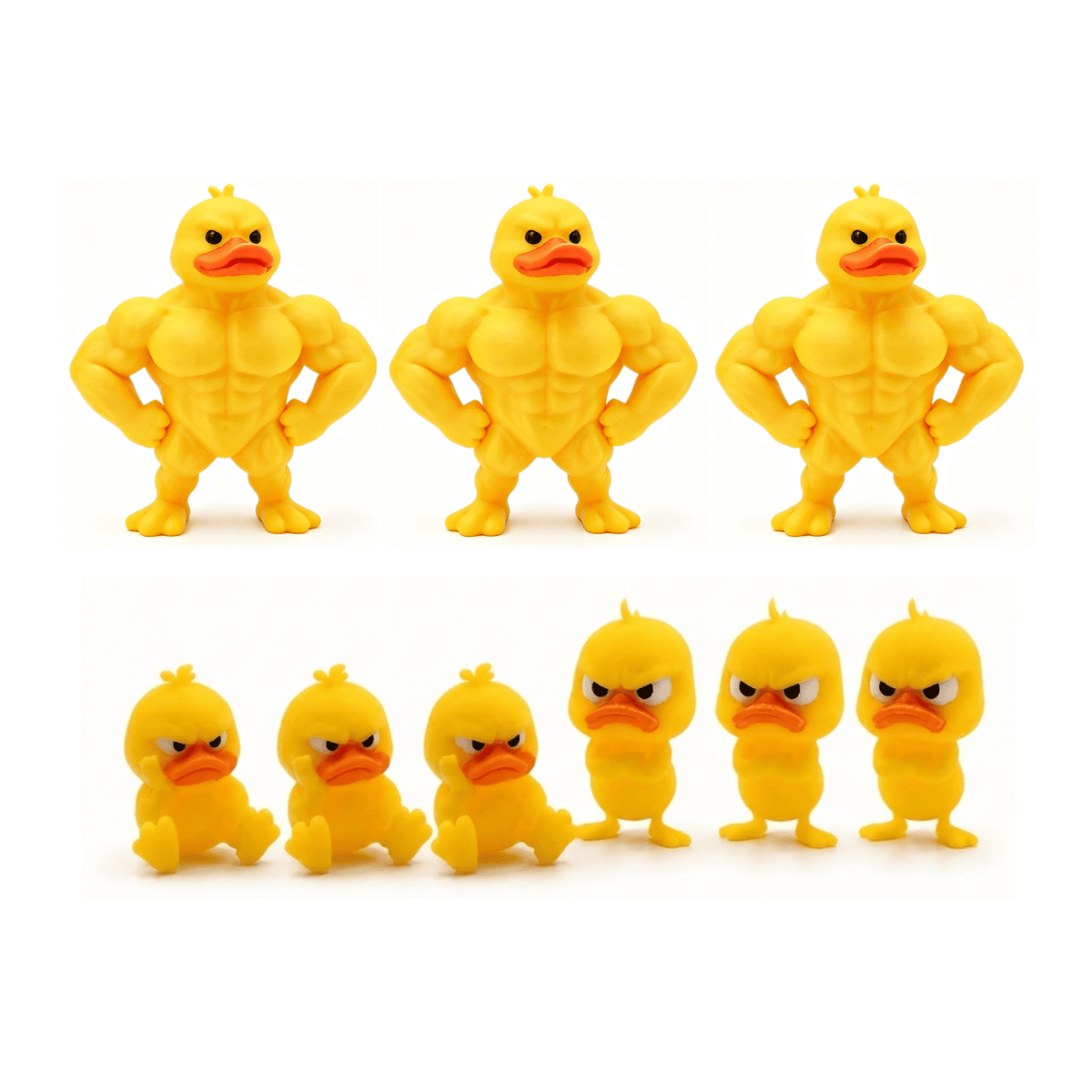 😠 Schreibtischfigur „Wütende Ente“ – Verleihe deinem Schreibtisch eine freche Note! 🐥