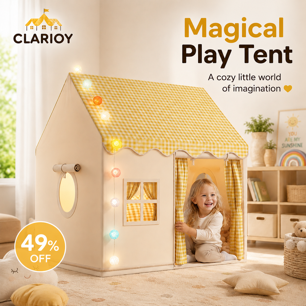 🏆LAST DAY 49% OFF🏠Children's Play Tent Castle✨