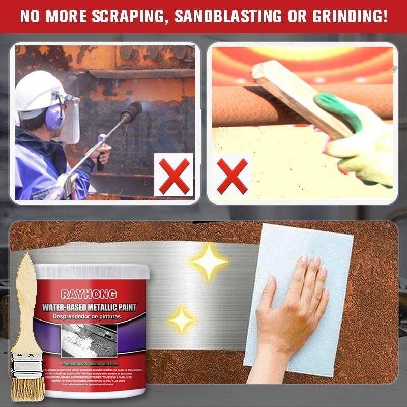 Factory Outlet-Water-based metal rust preventer and remover