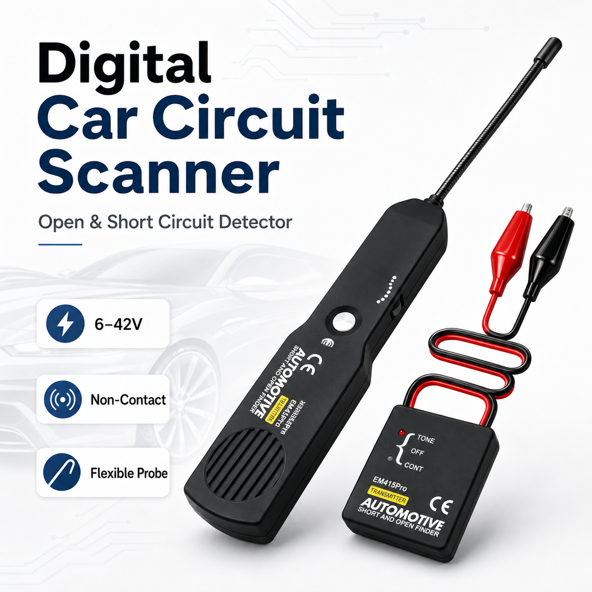 🚗LAST DAY SALE 50% OFF🔥Electrical open and short circuit detector for cars
