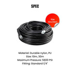 🚿 5800 PSI sewer cleaning kit – Rotating nozzle and reinforced hose for unclogging pipes 🛠️✨ – Free shipping