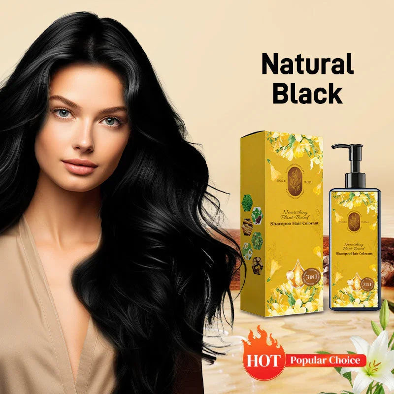 🔥 2025 Hot Sale 🔥Nourishing Plant-Based Hair Color🎁Free Gift brush!