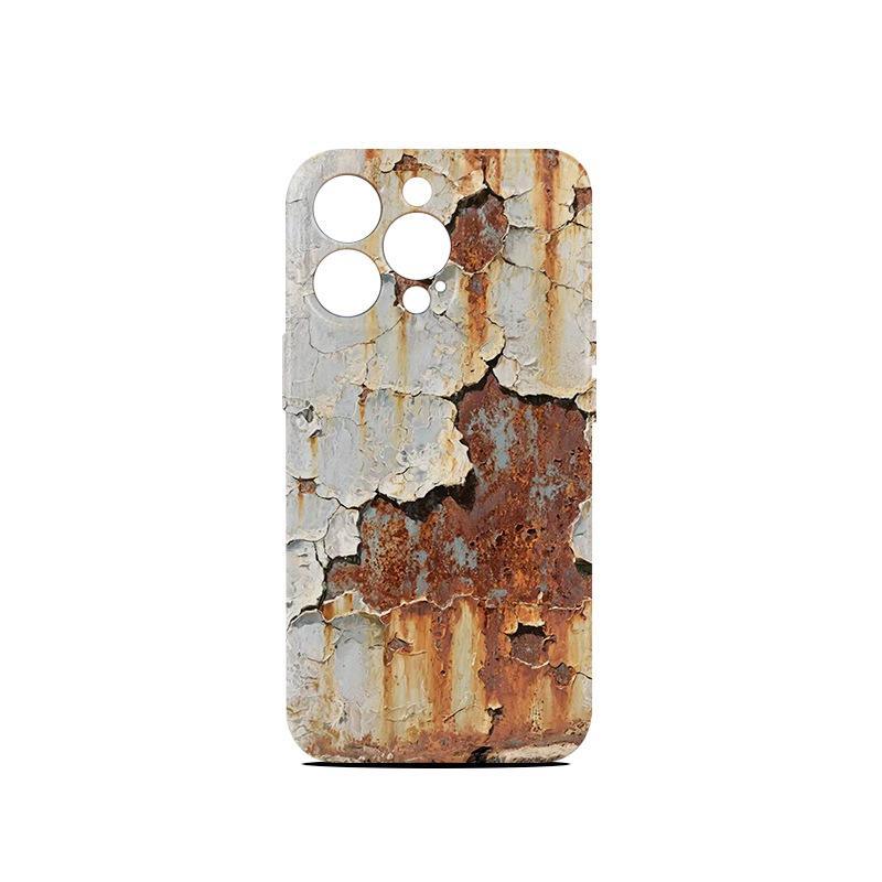 🔥Unique 3D Pattern With Rust Spots | Realistic Dirty Hard Case For iPhone