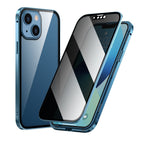 ✨ LAST DAY SALE 50% OFF ✨Magnetic iPhone case with privacy glass and metal frame