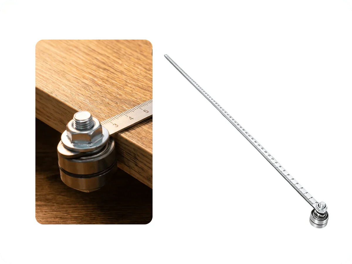 🔥2026 New Upgrade ＆ Hot Sale ＆ 50％ Off🔥Stainless Steel Guide Ruler for Circular Saw