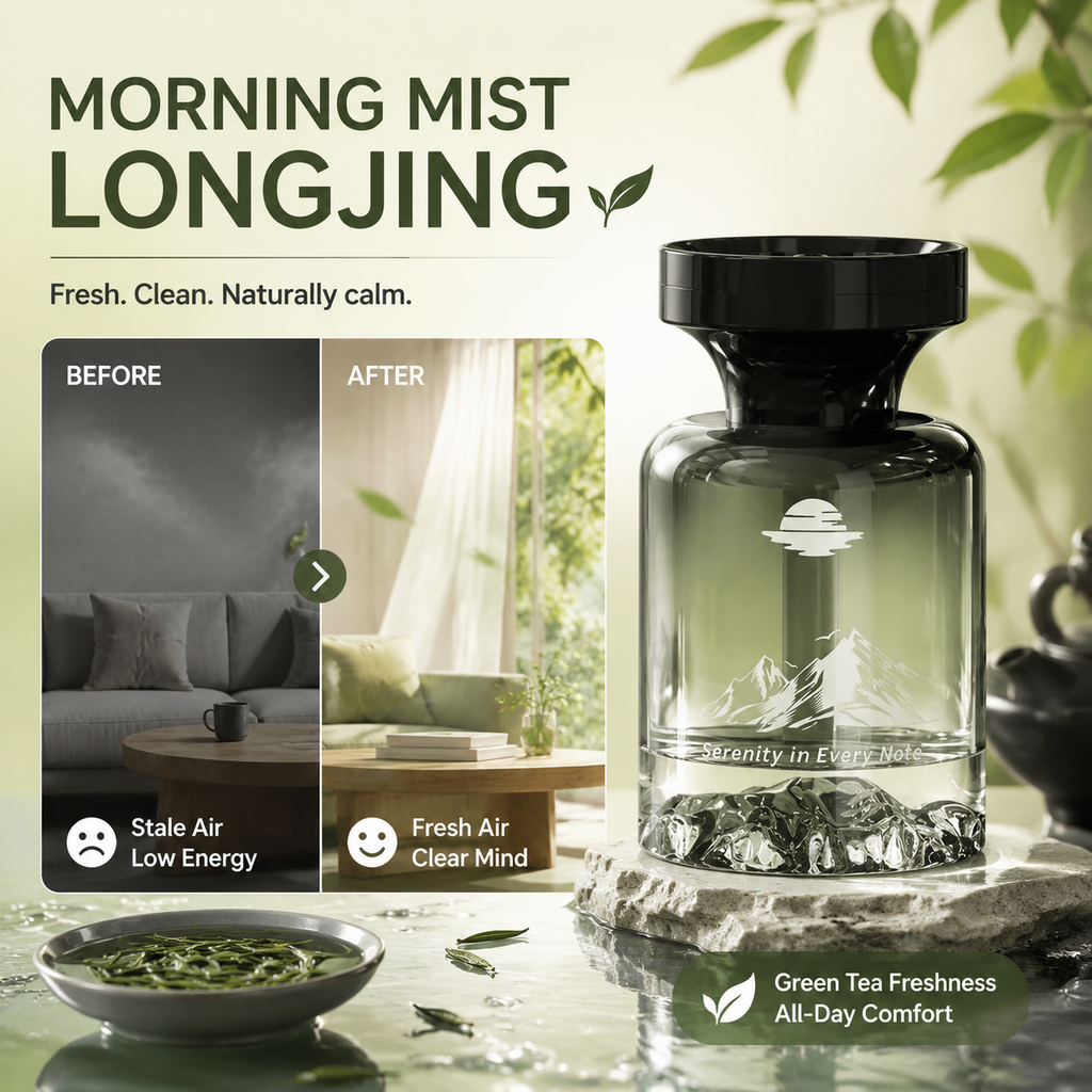 🥳2026 HOT SALE🥳🌿 30% OFF!🚗 110ml Long-Lasting Car Air Freshener – Natural plant extracts, eliminates smoke & pet odours. Weeks of freshness. Mountain design. Breath easy! 💨✨