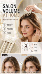 ✨ 2026 Sale — Over 18,000 Sold! 💎📢📢 50% OFF !! ⏰💨 Wireless Heated Root Lift Clip – Salon Volume, Zero Effort ✨
