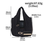 👜✨Foldable Shopping Bag Keychain Eco-Friendly Reusable Tote Bag