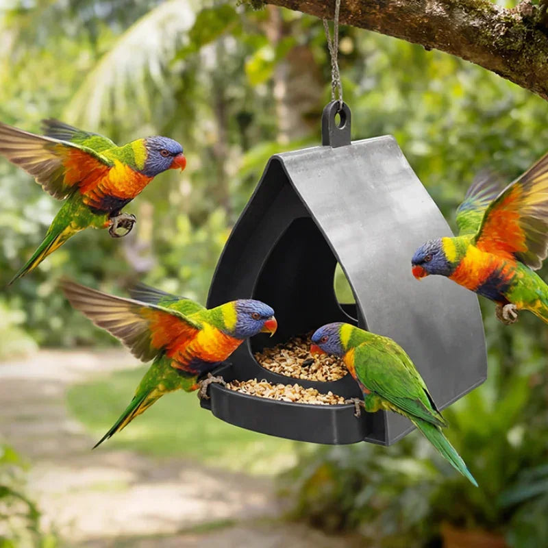 📢📢50%  OFF !! ⏰Hanging Bird Feeder for Garden with Roof🐦