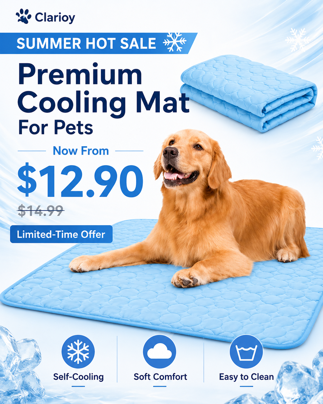 🔥Summer Hot Sale 49% OFF🧊Premium Cooling Mat For Pet